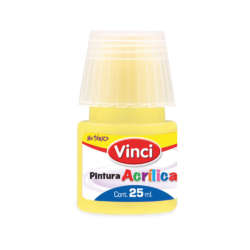 Arte - Vinci Pintura Acrílica 25 ml - Amarillo pastel
