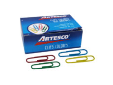 Artículos de Oficina - Artesco Clips Colores 33 mm - 100 unidades