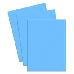 Artículos de Papelería - Conki Hoja de Foamy T/Carta - Azul Cielo (Celeste)