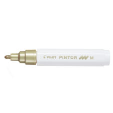Artículos Escolares y de Oficina - Pilot Marcador Permanente PINTOR M 1.4 mm - Dorado