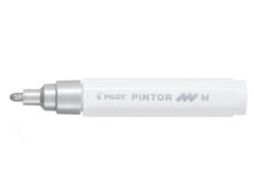 Artículos Escolares y de Oficina - Pilot Marcador Permanente PINTOR M 1.4 mm - Plateado
