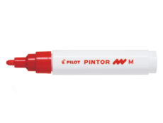 Artículos Escolares y de Oficina - Pilot Marcador Permanente PINTOR M 1.4 mm - Rojo