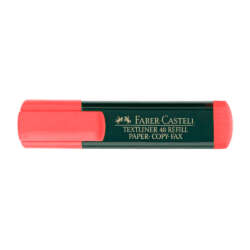Artículos Escolares y de Oficina - Faber-Castell Resaltador Fluorescente 48 - Rojo