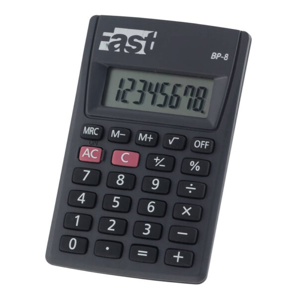 Artículos Escolares y de Oficina - Fast Calculadora de bolsillo BP-8