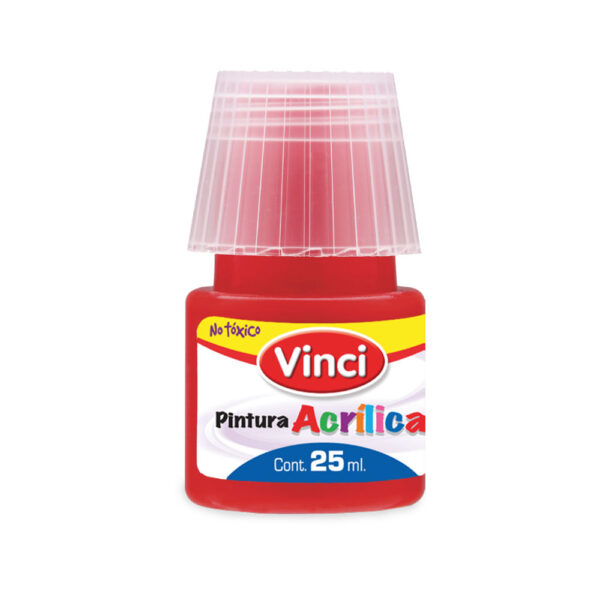 Arte - Vinci Pintura Acrílica 25 ml - Rojo toluidina
