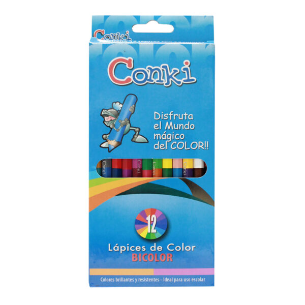 Artículos Escolares - Conki Lapices de Colores - 12/24 unidades