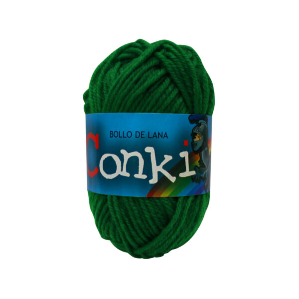 Conki Bollo de Lana – Verde Oscuro