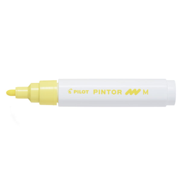 Artículos Escolares y de Oficina - Pilot Marcador Permanente PINTOR M 1.4 mm - Amarillo Pastel