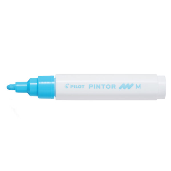 Artículos Escolares y de Oficina - Pilot Marcador Permanente PINTOR M 1.4 mm - Celeste Pastel