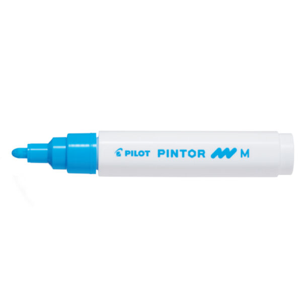 Artículos Escolares y de Oficina - Pilot Marcador Permanente PINTOR M 1.4 mm - Celeste