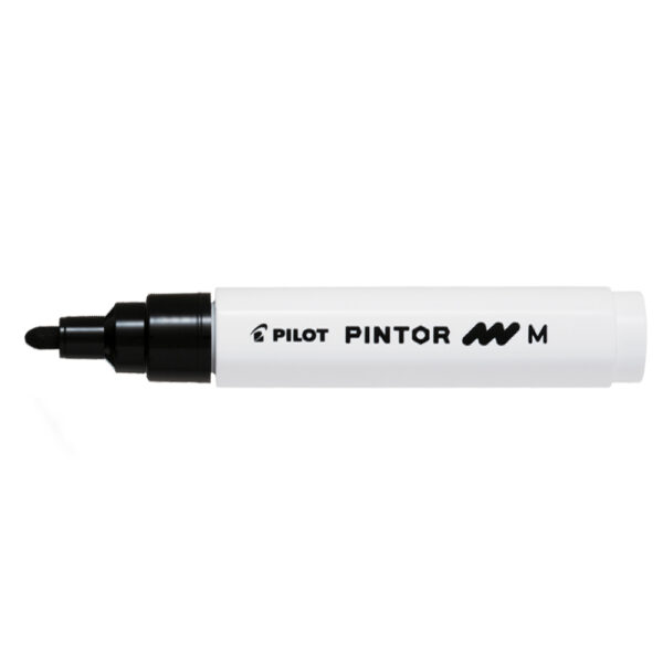 Artículos Escolares y de Oficina - Pilot Marcador Permanente PINTOR M 1.4 mm - Negro