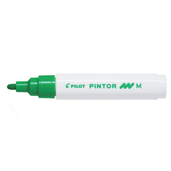 Artículos Escolares y de Oficina - Pilot Marcador Permanente PINTOR M 1.4 mm - Verde Claro
