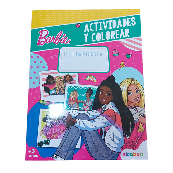 Barbie actividades y colorear
