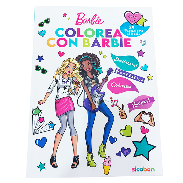 Colorea con Barbie
