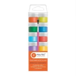 POLITEC ESTUCHE PINTURA ACRILICA 10 ML 12+PINCEL