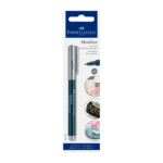 FABER CASTELL  MARCADOR METALICO PLATEADO 160798