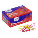 FAST CLIP JUMBO COLORES CAJA(100)
