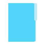 IRASA FOLDER BITONO CELESTE T/OFICIO