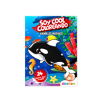 Libro para Colorear Soy Cool Coloreando de SICOBEN con 24 páginas y diseños surtidos.