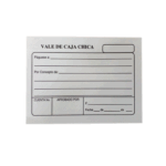 TALONARIOS VALE CAJA CHICA
