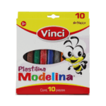VINCI PLASTILINA DE 10 UNIDADES