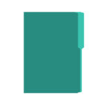 IRASA FOLDER BITONO AQUA T/OFICIO