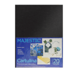 IMPERIAL PAQ. 20HJS MAJESTIC CARTA  NEGRO 250G