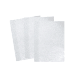 CONKI HOJAS FOAMY CTA. GLITTER BLANCO