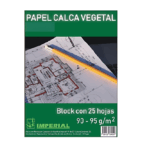 IMPERIAL LIBRETA DE PAPEL VEGETAL T/OFICIO