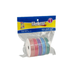 MERLETTO PAQUETE LISTON ACANALADOS COLORES PASTEL X5 1X100