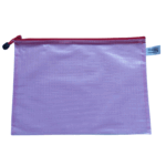 MERLETTO ESTUCHE DE MALLA TRANSPARENTE 29X21 COLORES SURT