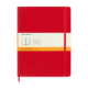 MOLESKINE EXTRA GRANDE ROJO ESCARLATA PASTA SUAVE RAYADO