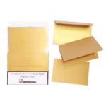 IMPERIAL SOBRES CON TARJETA DE MAJEST 11.5X7.5 CM DORADO