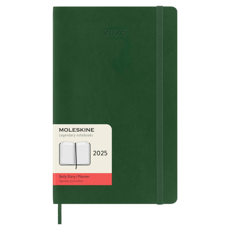 MOLESKINE PLANNER 12 MESES GRANDE PASTA DURA VERDE OSCURO