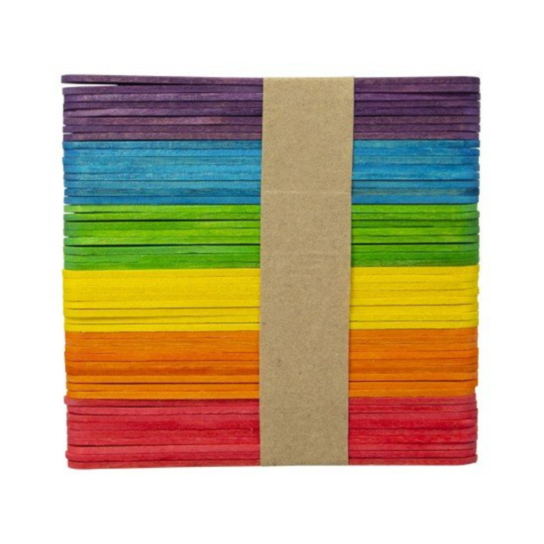 FAST PALETAS D/MADERA D/COLORES B/100 U ANCHA