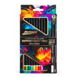 ARTESCO COLORES SUPERPUNTA PRO X12 BLACK EDITION