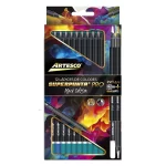 ARTESCO COLORES SUPERPUNTA PRO X12 BLACK EDITION