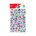 PEGAFAN STICKERS HOLOGRÁFICOS CHICAS 2PAG +80 STICKERS