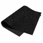 Pliego Foamy Glitter Negro CONKI para manualidades y proyectos escolares.