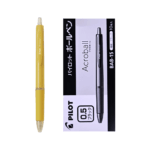 PILOT ACROBALL BAB-15 AMARILLO 0.5 TINTA NEGRA
