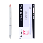 PILOT ACROBALL BAB-15 BLANCO 0.5 TINTA ROJA