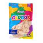 CONKI GLOBO #9 BOLSA X100 UNID BLANCO PERLA