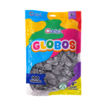 CONKI GLOBO #9 BOLSA X100 UNID PLATA PERLA