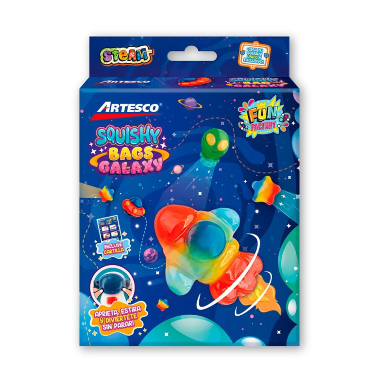 Pack DIY Squishy Bag Galaxy Artesco