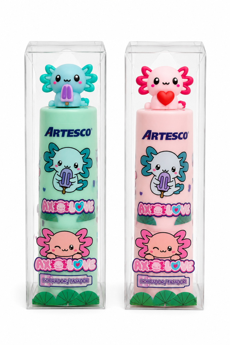 Artesco Borrador Sacapunta Axolove Surtidos