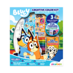 SICOBEN KIT CREATIVO BLUEY con libro para colorear, stickers, pósters y crayones para niños