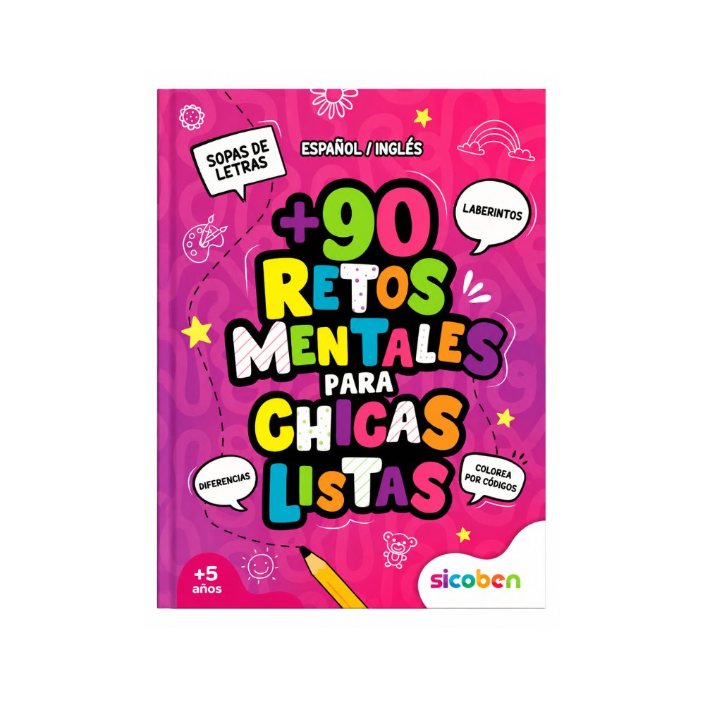 SICOBEN 90 RETOS MENTALES 96 PAGS VOL 1 Y 2 SICOBEN 90 RETOS MENTALES 96 PAGS VOL 1 Y 2