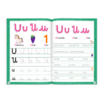 Libro Creando Palabras de Sicoben con actividades educativas de vocales y sílabas para niños.