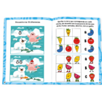 Libro Desafía tu mente de Sicoben con actividades de pensamiento lógico y 96 páginas educativas para niños.