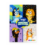 Libro para Colorear Bluey Aventuras con Colores de SICOBEN con 16 páginas.
